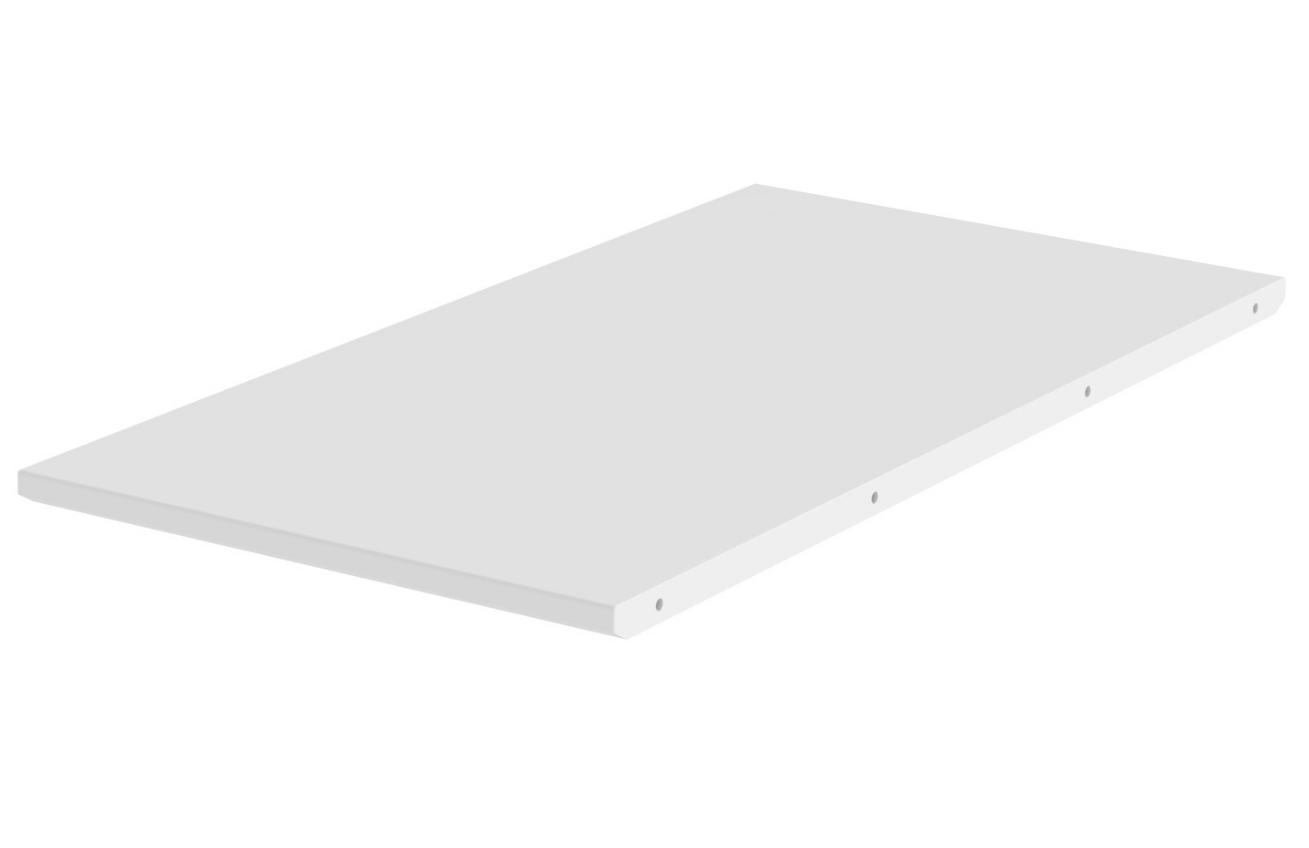 Matně bílá lakovaná prodlužovací deska ke stolu Tenzo Dot 45 x 90 cm Tenzo