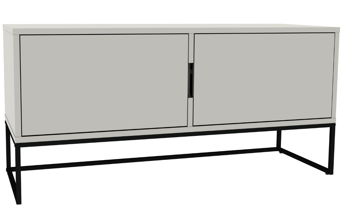 Matně bílý lakovaný TV stolek Tenzo Lipp 118
