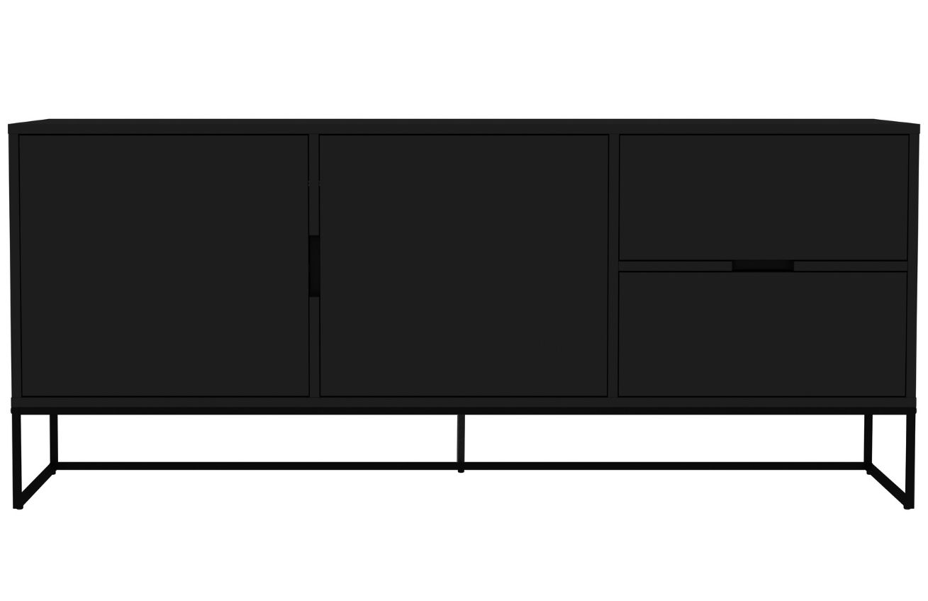 Matně černá lakovaná komoda Tenzo Lipp I. 176