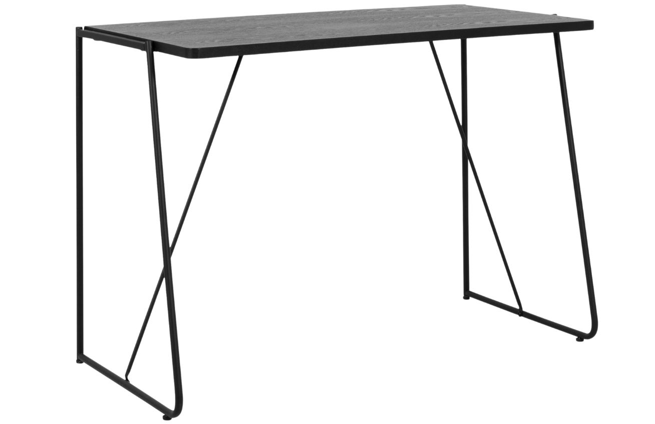 Černý lakovaný pracovní stůl Tenzo Work I 100 x 55 cm Tenzo