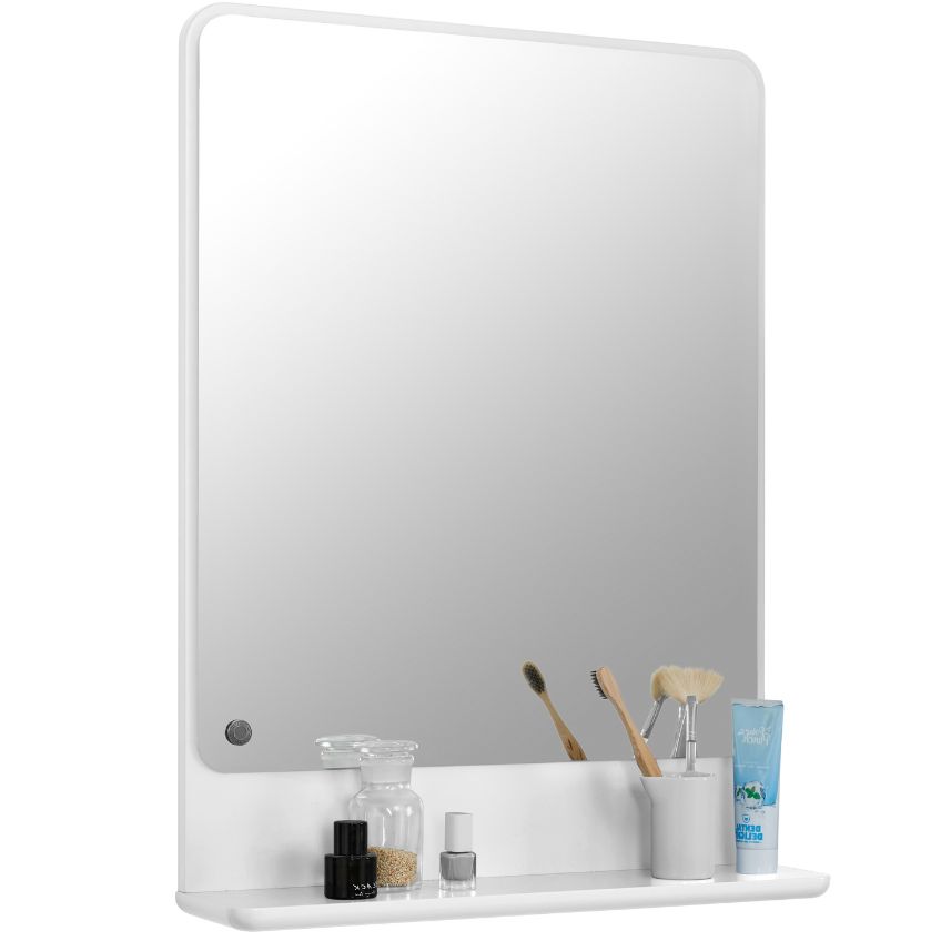 Bílé lakované koupelnové zrcadlo Tom Tailor Color Bath 70 x 52 cm Tom Tailor