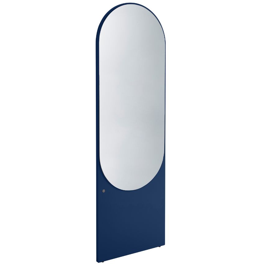 Tmavě modré lakované stojací zrcadlo Tom Tailor Color 170 x 55 cm Tom Tailor