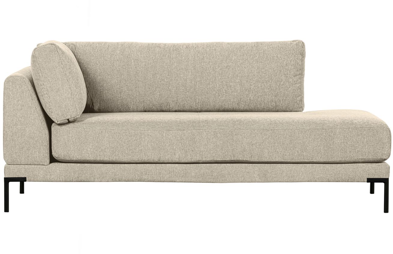 Hoorns Pískově hnědá látková lenoška Coulee 200 cm