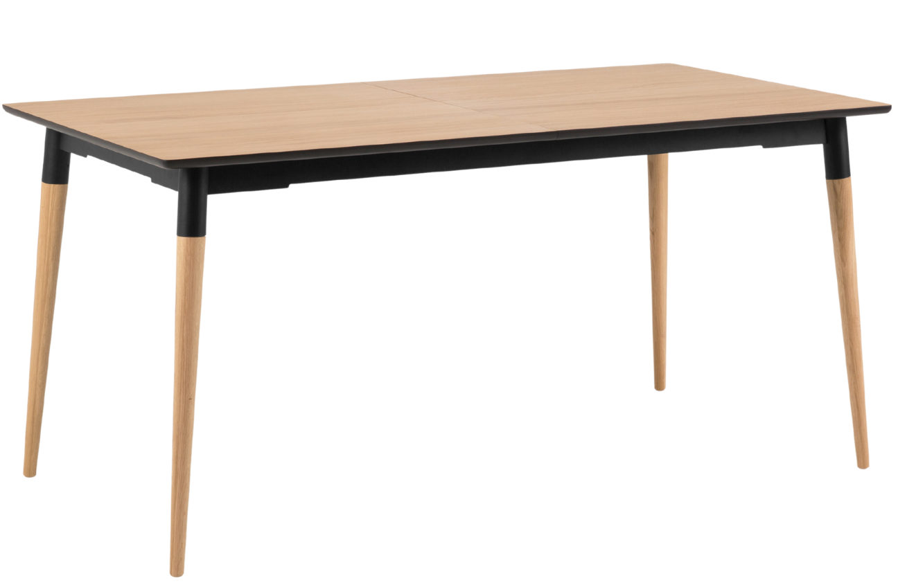 Dubový rozkládací jídelní stůl MICADONI SALAR 120/180 x 80 cm Micadoni