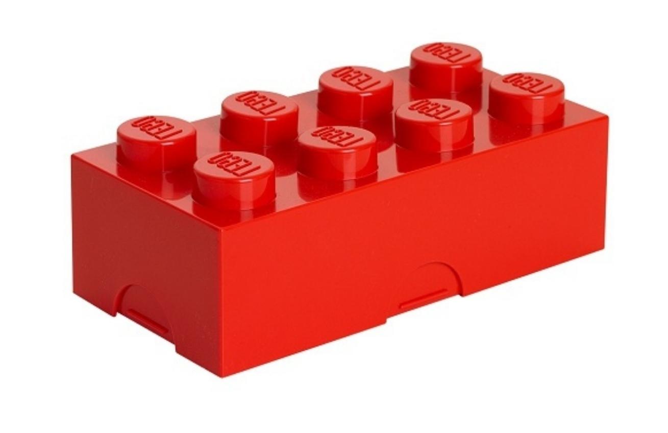 Červený box na svačinu LEGO® Lunch 20 x 10 cm Lego®