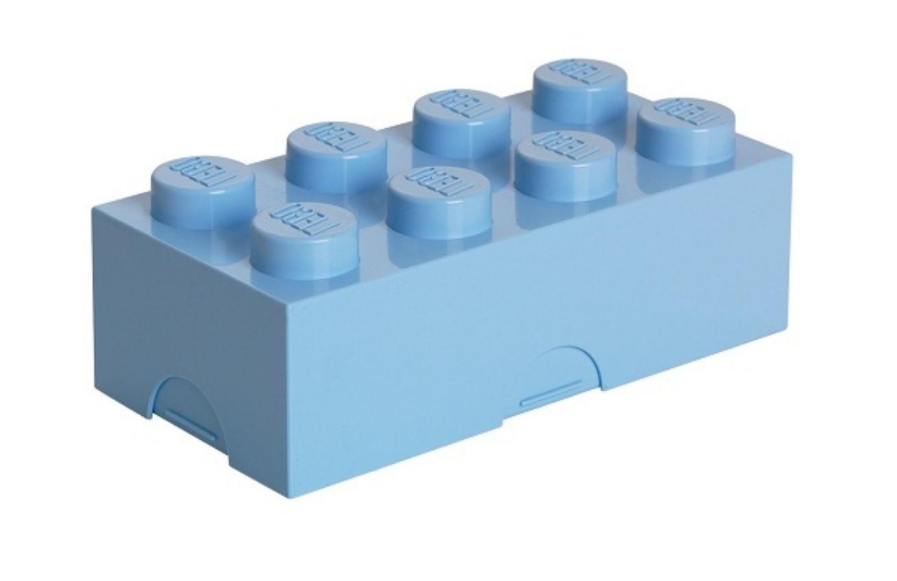 Světle modrý box na svačinu LEGO® Lunch 20 x 10 cm Lego®