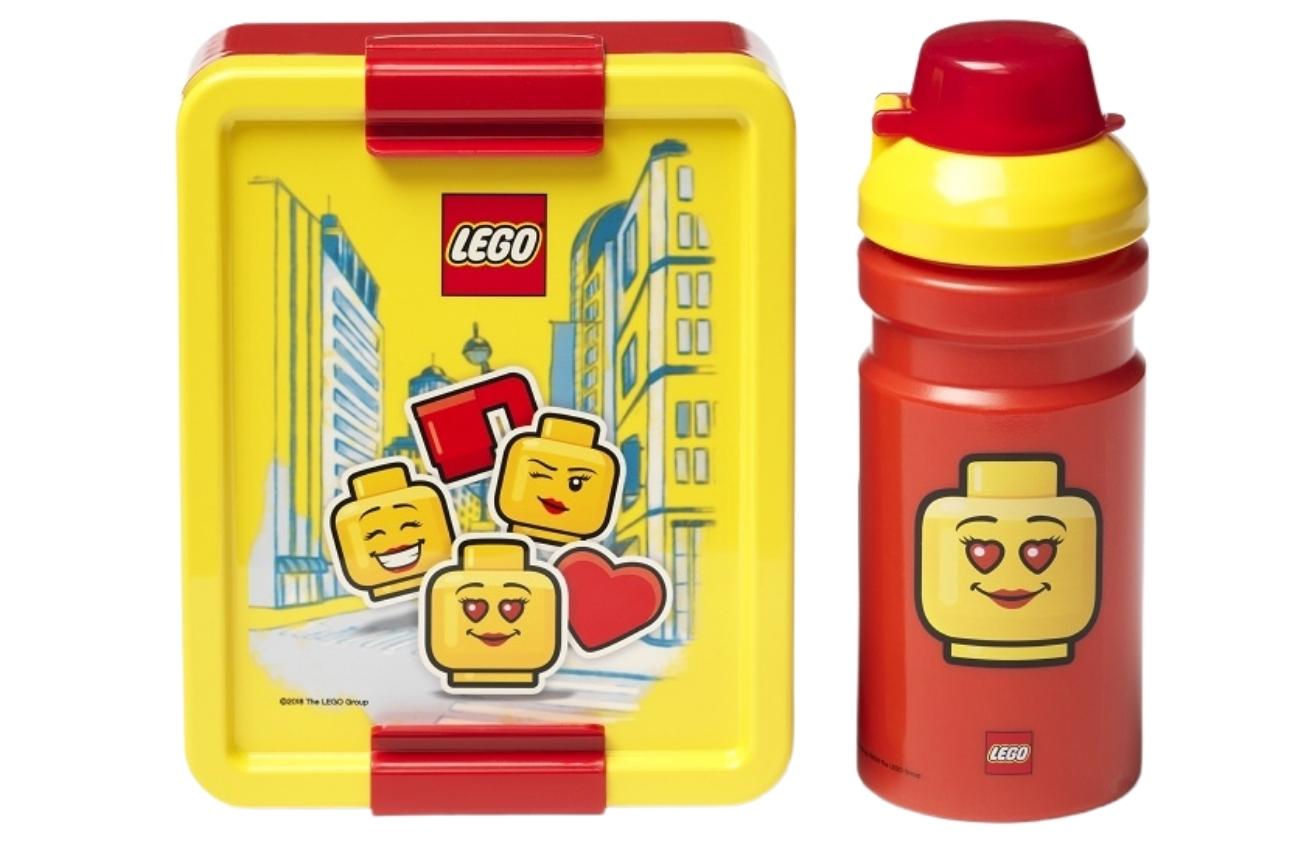 Žluto červený svačinový set LEGO® ICONIC Girl Lego®