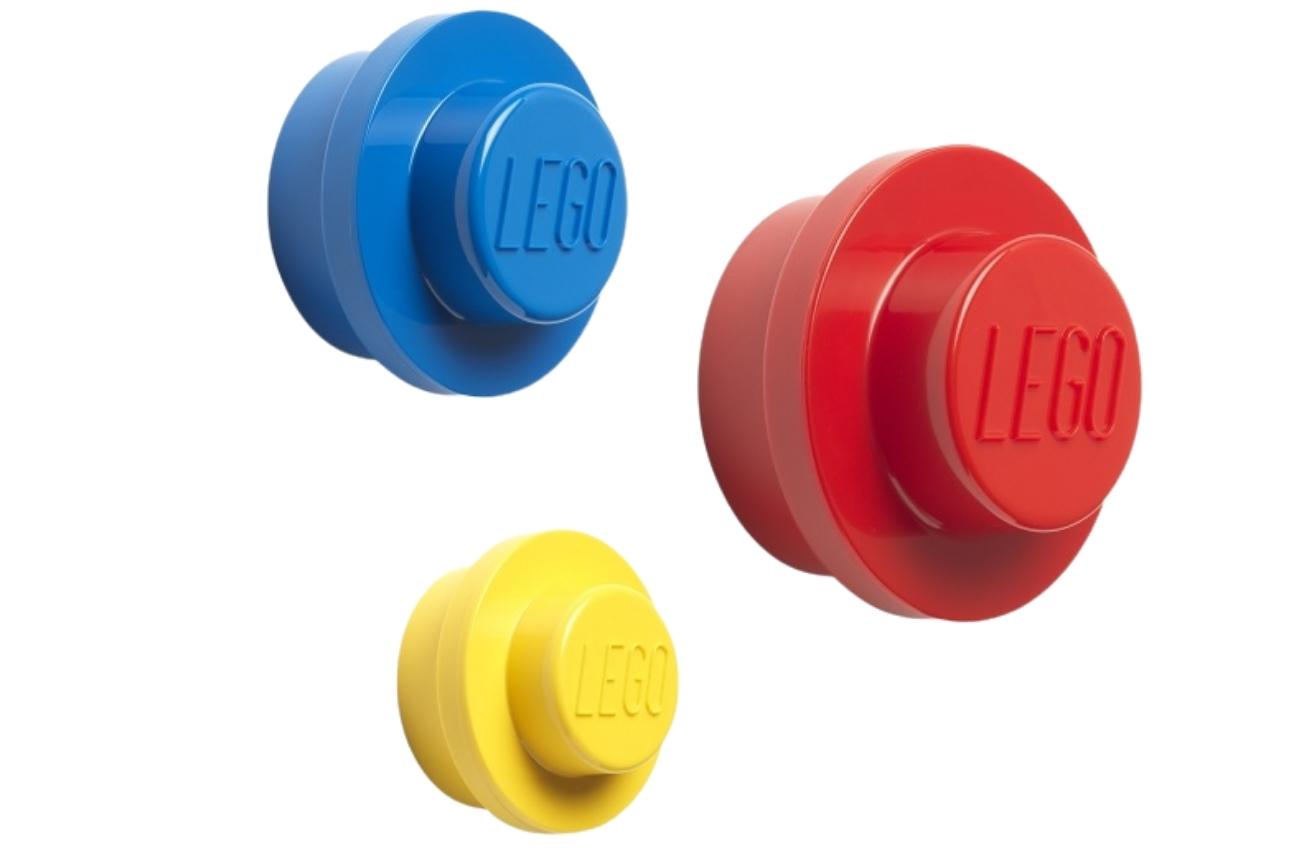 Set tří pestrobarevných věšáků LEGO® Storage II. Lego®