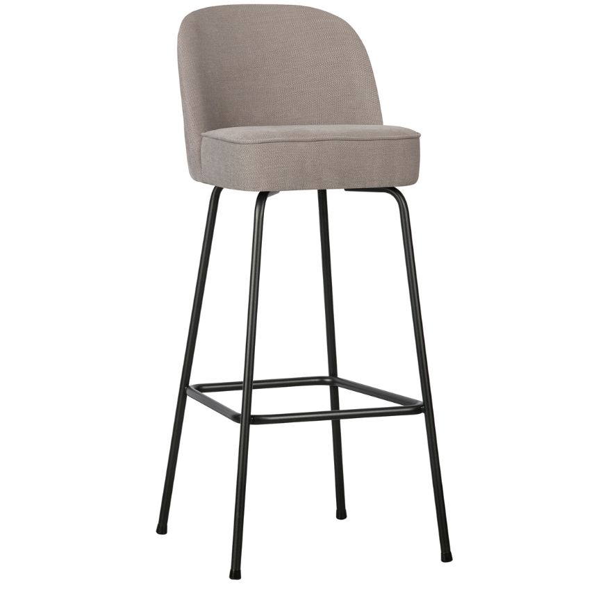 Hoorns Pískově hnědá látková barová židle Tergi 79 cm Hoorns