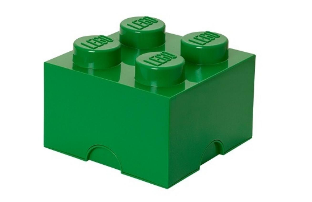 Tmavě zelený úložný box LEGO® Smart 25 x 25 cm Lego®
