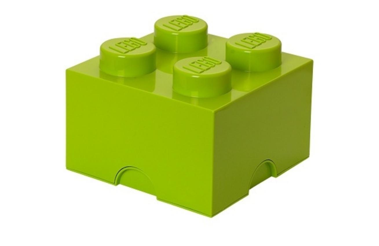 Světle zelený úložný box LEGO® Smart 25 x 25 cm Lego®