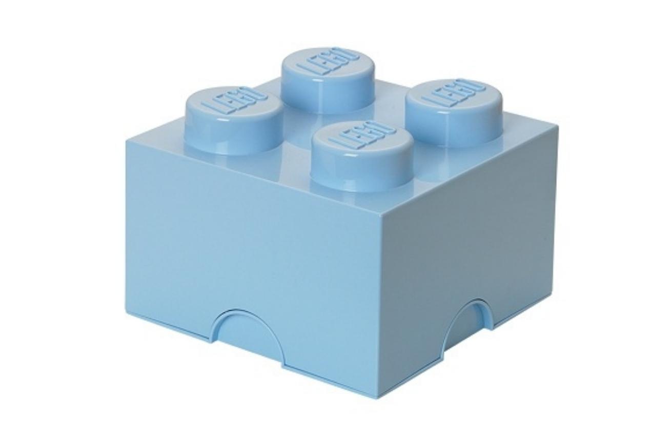 Světle modrý úložný box LEGO® Smart 25 x 25 cm Lego®