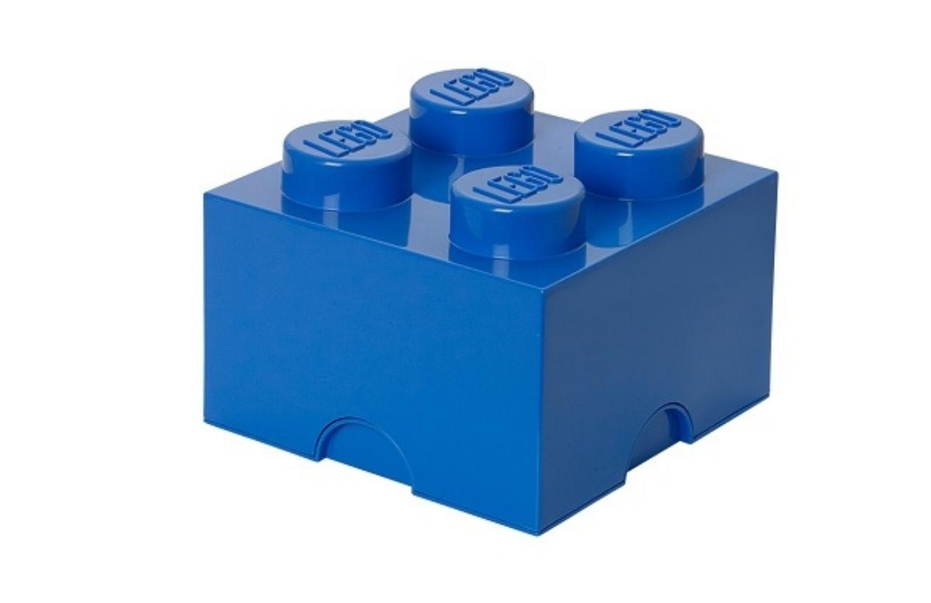 Tmavě modrý úložný box LEGO® Smart 25 x 25 cm Lego®