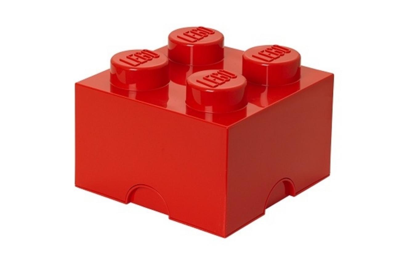Červený úložný box LEGO® Smart 25 x 25 cm Lego®