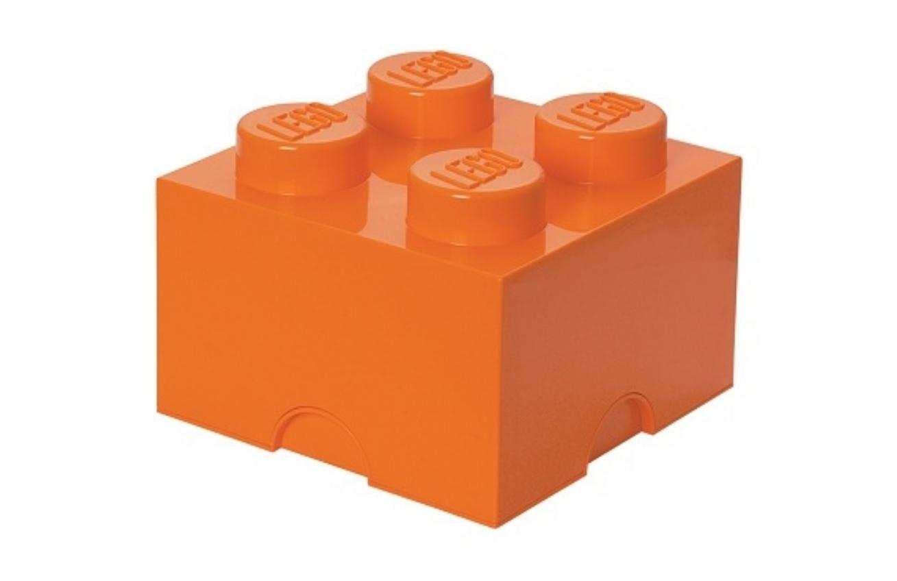 Oranžový úložný box LEGO® Smart 25 x 25 cm Lego®