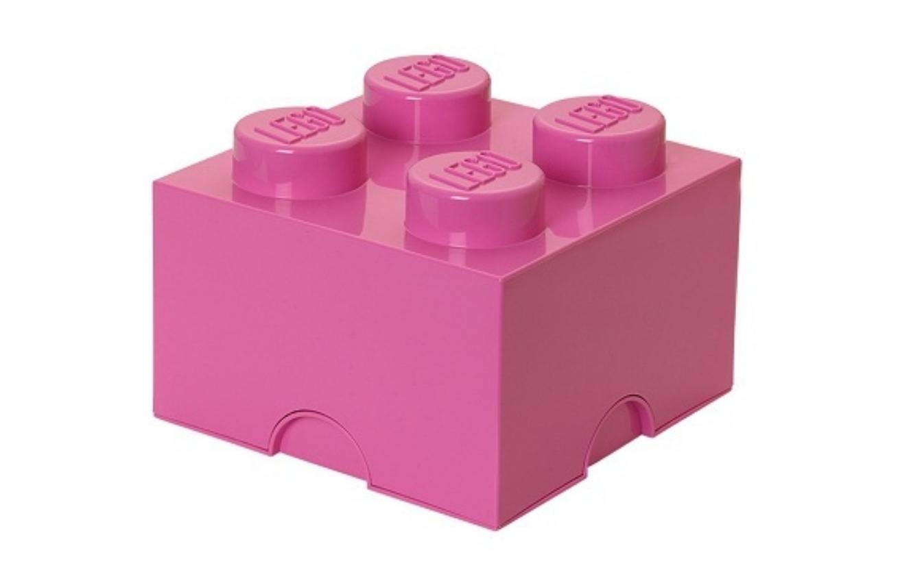 Tmavě růžový úložný box LEGO® Smart 25 x 25 cm Lego®