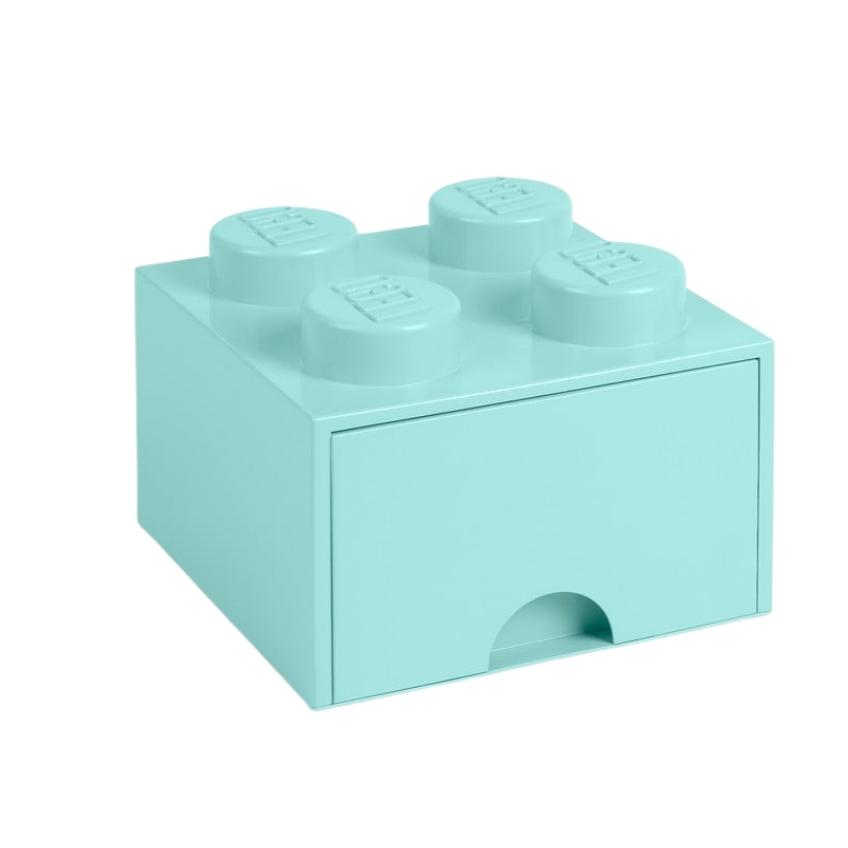 Tyrkysový úložný box LEGO® Storage 25 x 25 cm Lego®