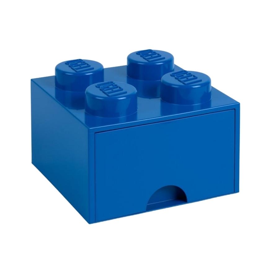 Tmavě modrý úložný box LEGO® Storage 25 x 25 cm Lego®