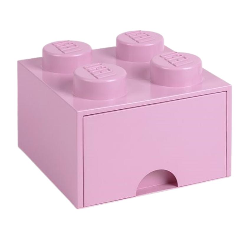 Růžový úložný box LEGO® Storage 25 x 25 cm Lego®
