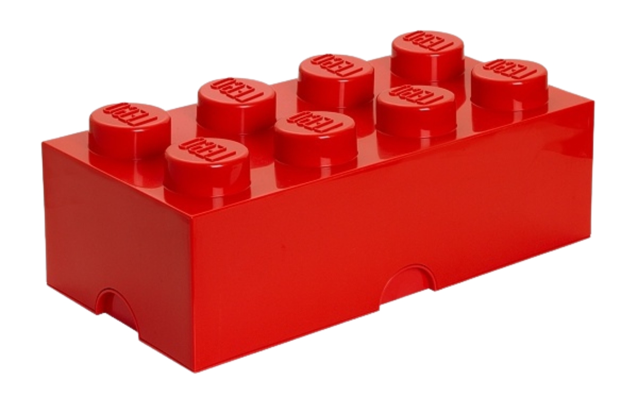 Červený úložný box LEGO® Smart 25 x 50 cm Lego®