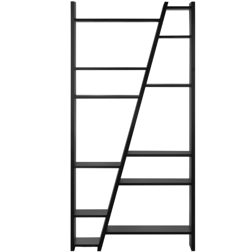 Černý regál TEMAHOME Delta 195 x 97 cm Temahome