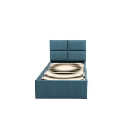 Čalouněná postel MONOS bez matrace rozměr 140x200 cm Tyrkysová