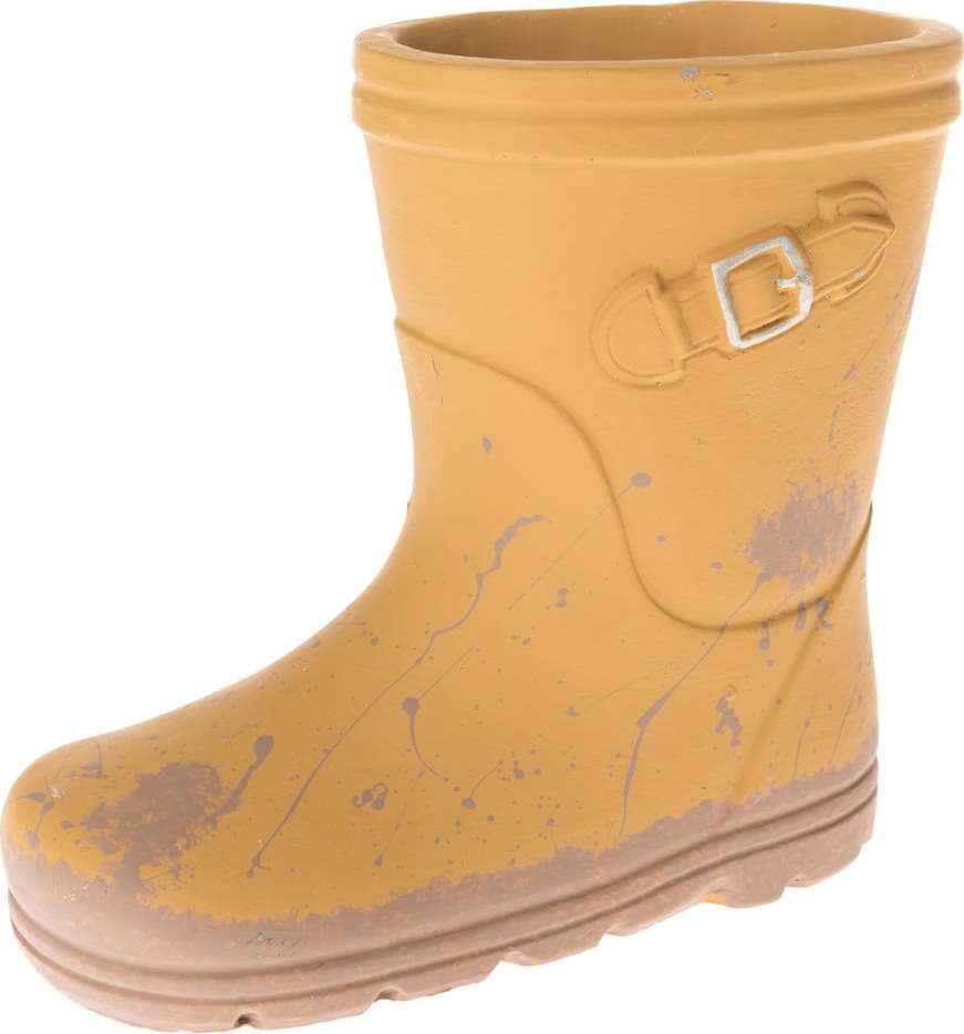 Žlutá betonová dekorace Dakls Boot Dakls
