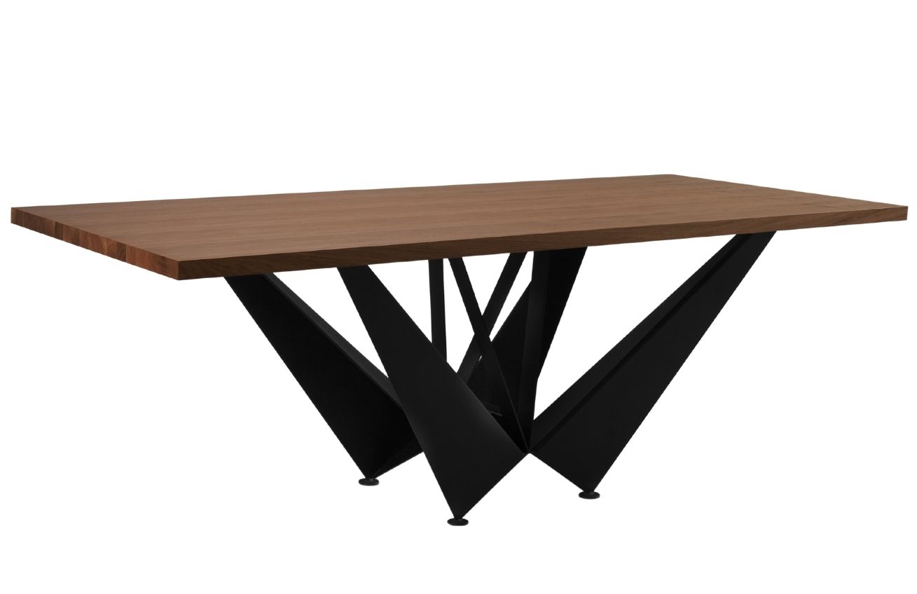 Hnědý dubový jídelní stůl Windsor & Co Volans 180 x 100 cm Windsor & Co
