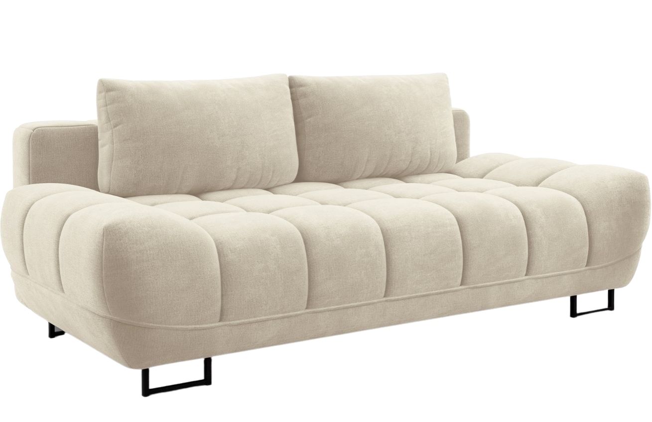 Béžová sametová třímístná rozkládací pohovka Windsor & Co Cirrus II. 215 cm Windsor & Co