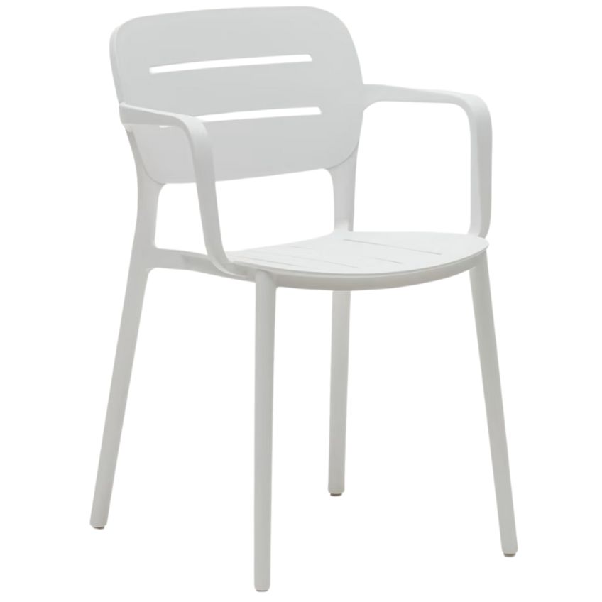 Bílá plastová zahradní židle Kave Home Morella Kave Home