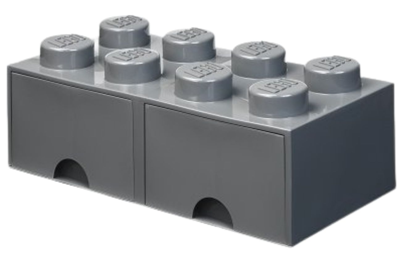 Šedý úložný box LEGO® Storage 25 x 50 cm Lego®