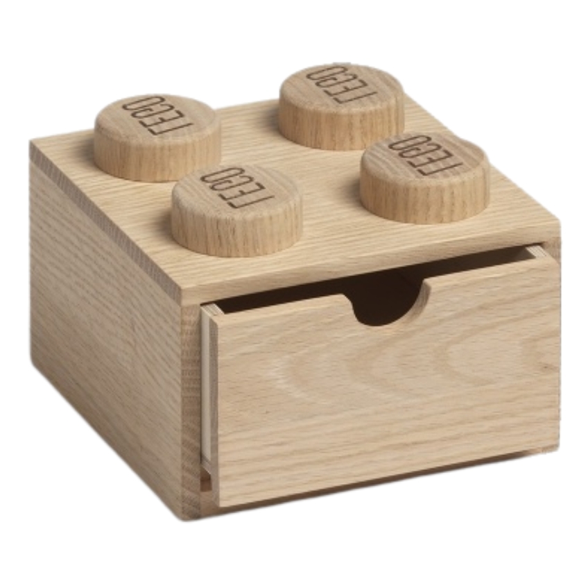 Světlý dubový úložný box LEGO® Storage 16 x 15 cm Lego®
