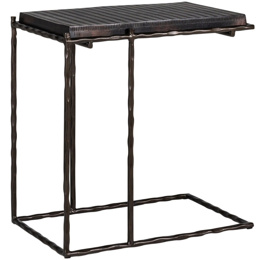 Černý kovový konferenční stolek Richmond Ventana 58 x 38 cm Richmond