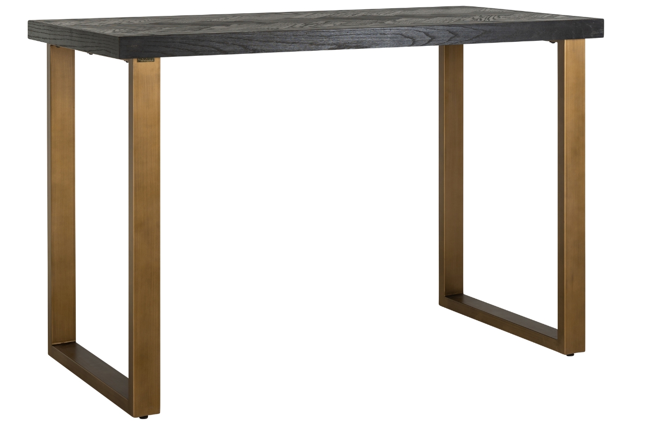 Černo mosazný dubový barový stůl Richmond Blackbone 160 x 80 cm Richmond