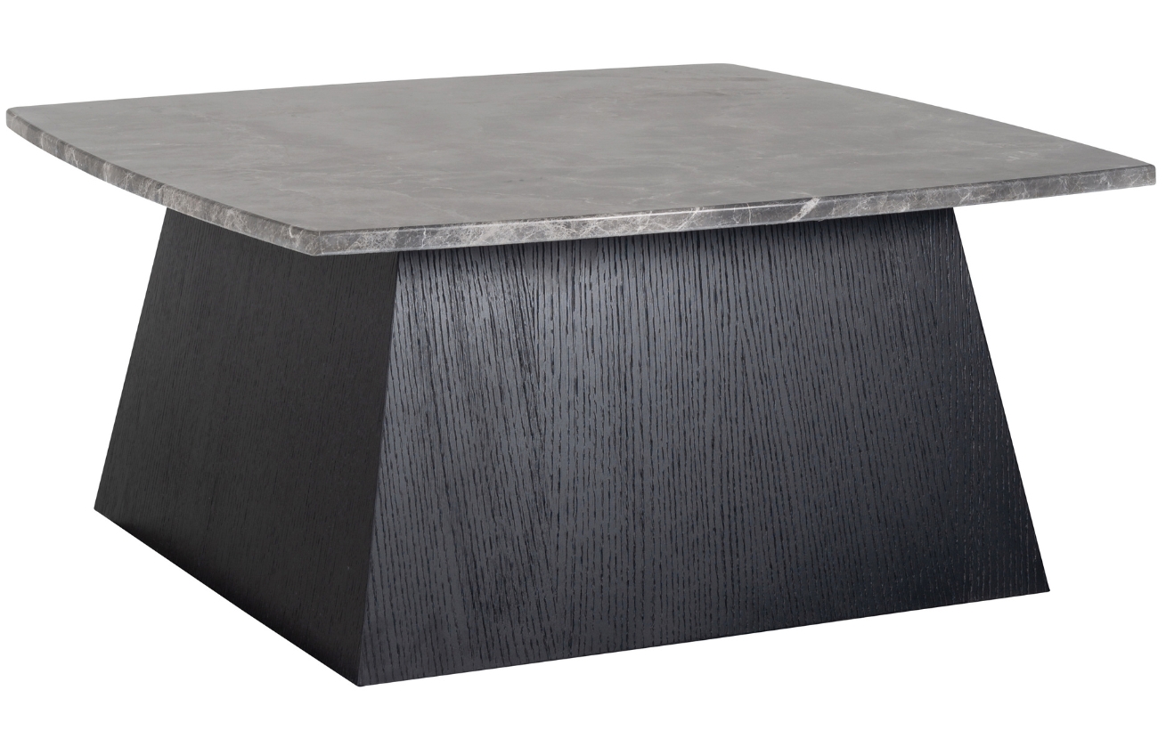 Černý mramorový konferenční stolek Richmond Geisha 90 x 90 cm Richmond