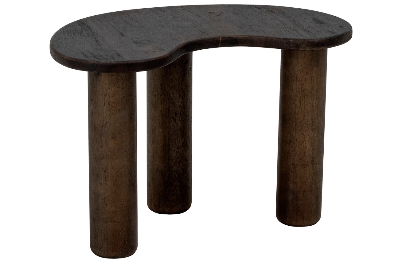 Hnědý dřevěný odkládací stolek Bloomingville Luppa 53 x 36 cm Bloomingville