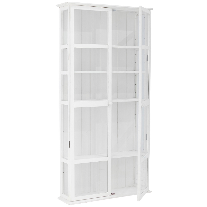 Bílá dřevěná vitrína Bloomingville Wila 80 x 22 cm Bloomingville