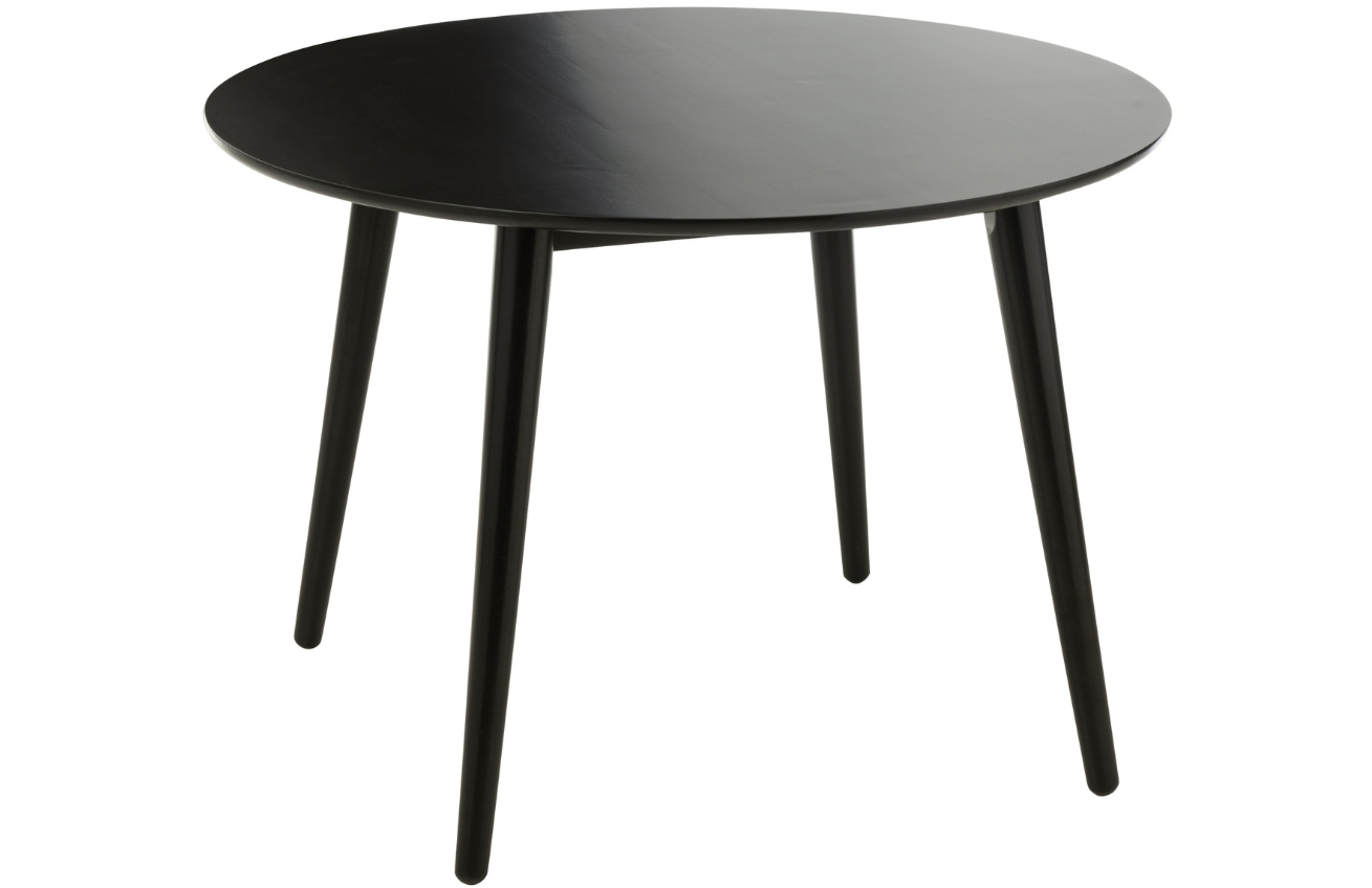 Černý dřevěný jídelní stůl J-line Vence 106 cm J-line
