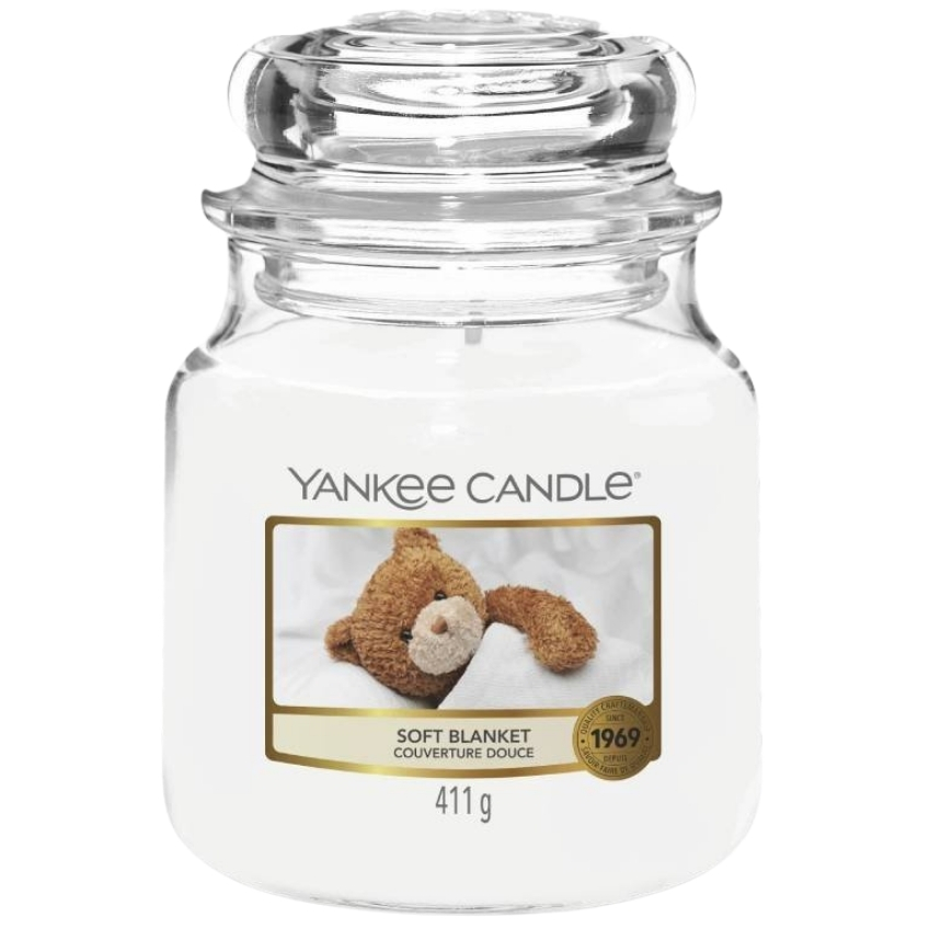 Střední vonná svíčka Yankee Candle Soft Blanket Yankee Candle