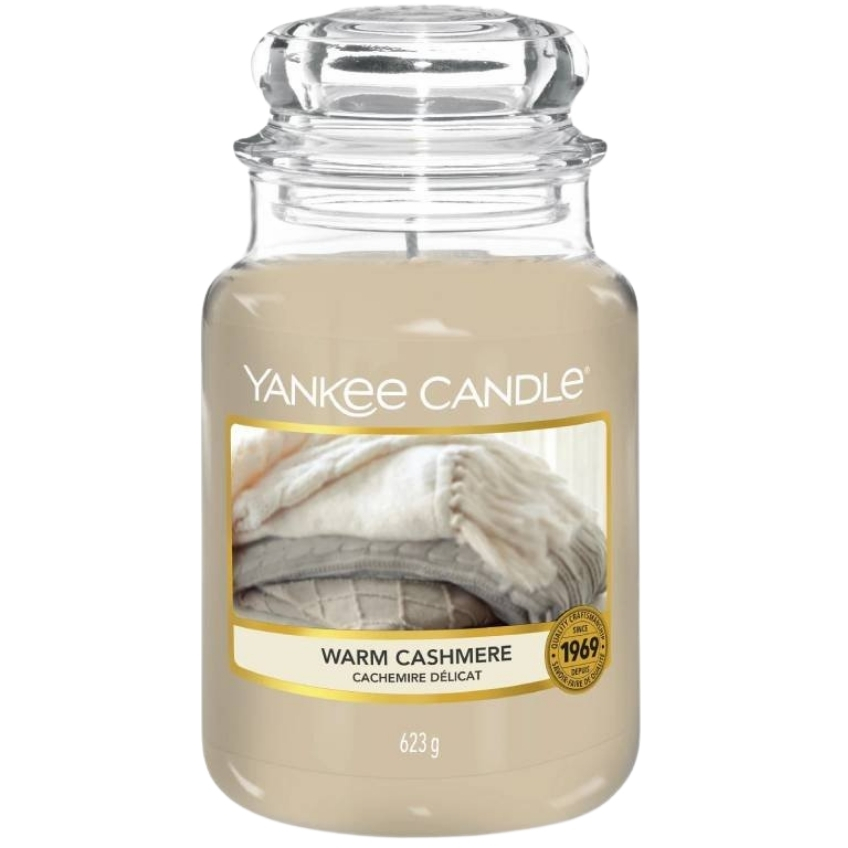 Velká vonná svíčka Yankee Candle Warm Cashmere Yankee Candle