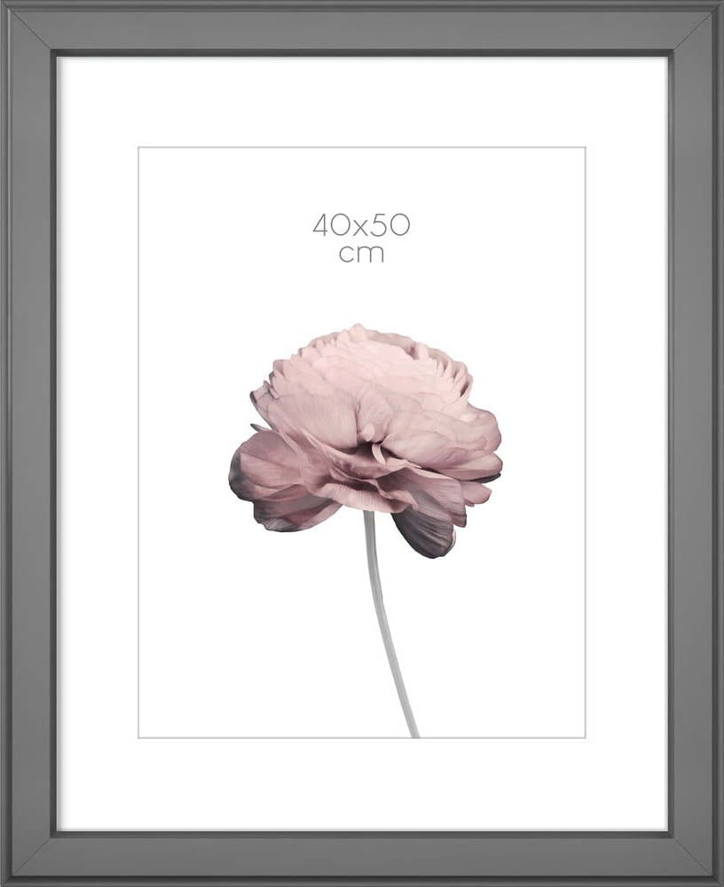 Tmavě šedý rámeček na fotografii Styler Malmo