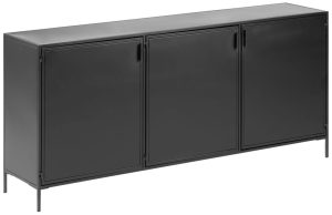 Čern&aacute; kovov&aacute; komoda Kave Home Shantay 160 x 35 cm Kave Home