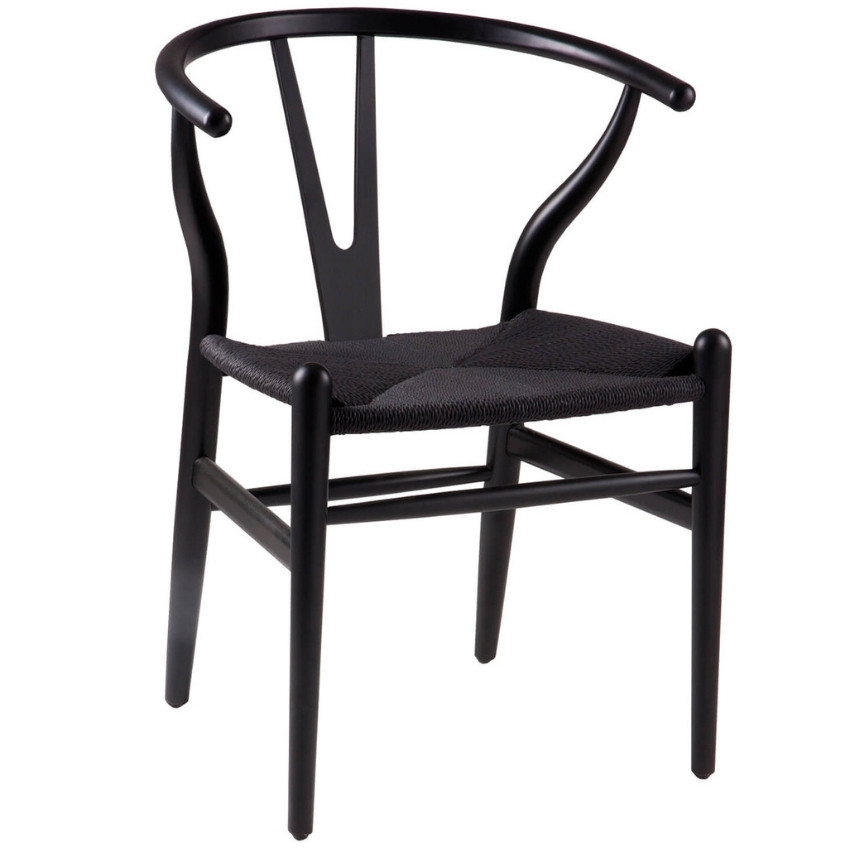 Černá dřevěná jídelní židle Somcasa Ada Somcasa