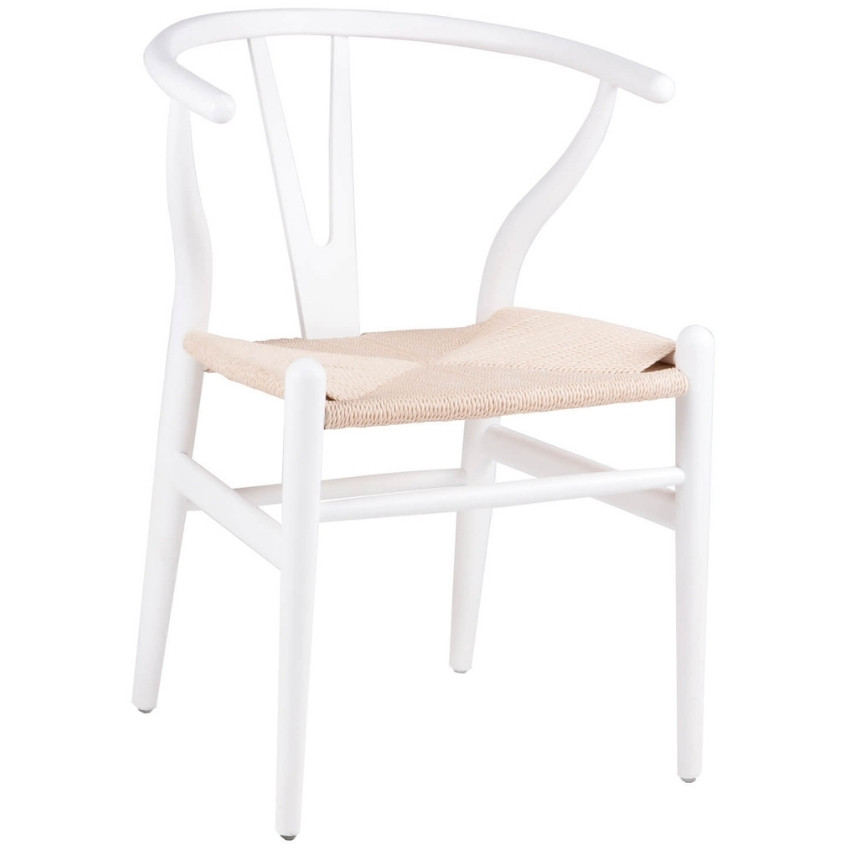 Bílá dřevěná jídelní židle Somcasa Ada Somcasa