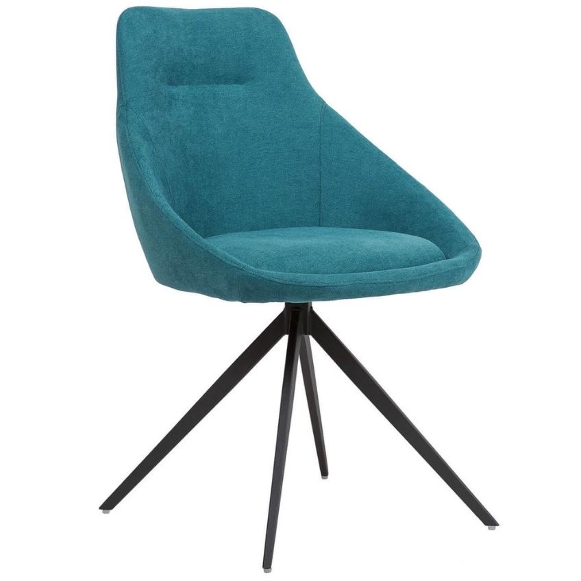 Modrá látková jídelní židle Somcasa Celia Somcasa