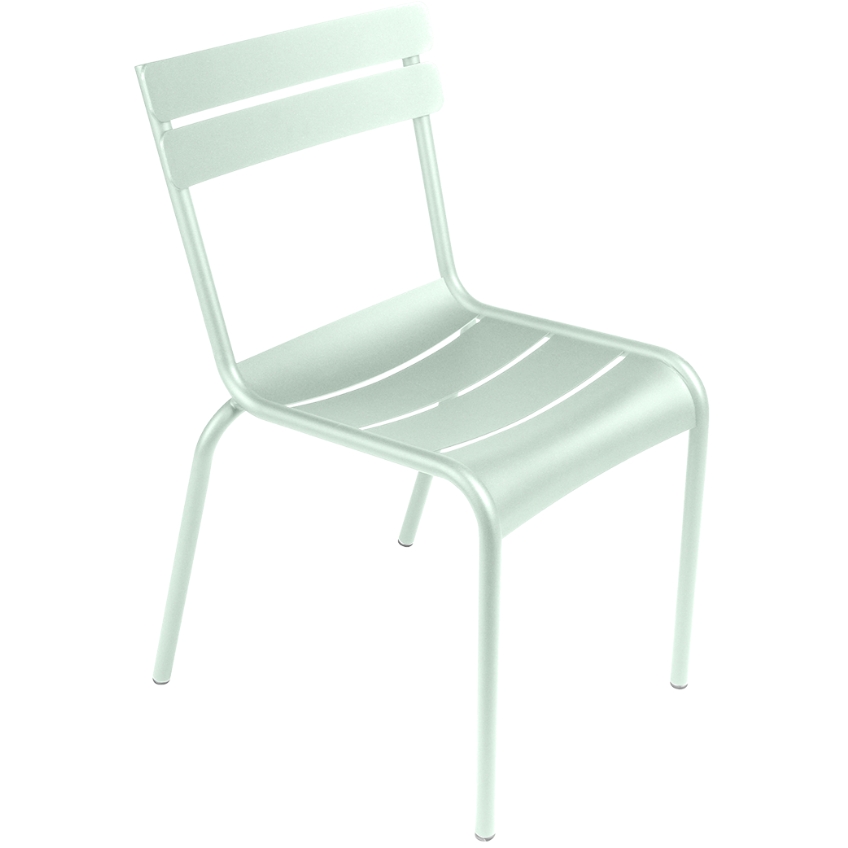 Mátově zelená kovová zahradní židle Fermob Luxembourg Fermob