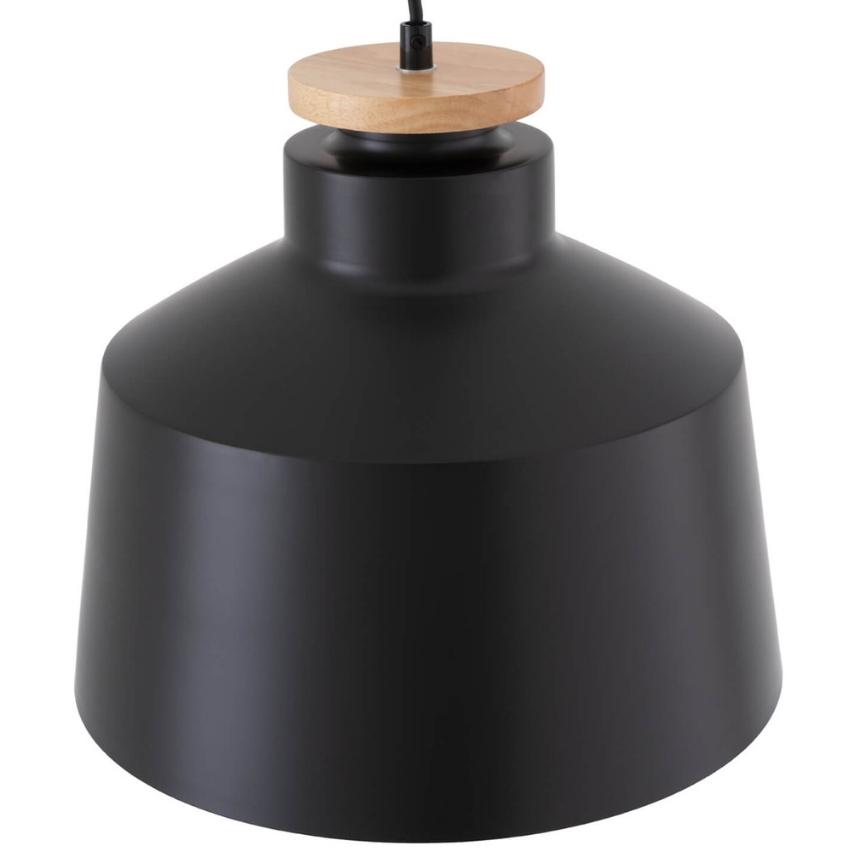 Černé kovové závěsné světlo Somcasa Artana 30 cm Somcasa