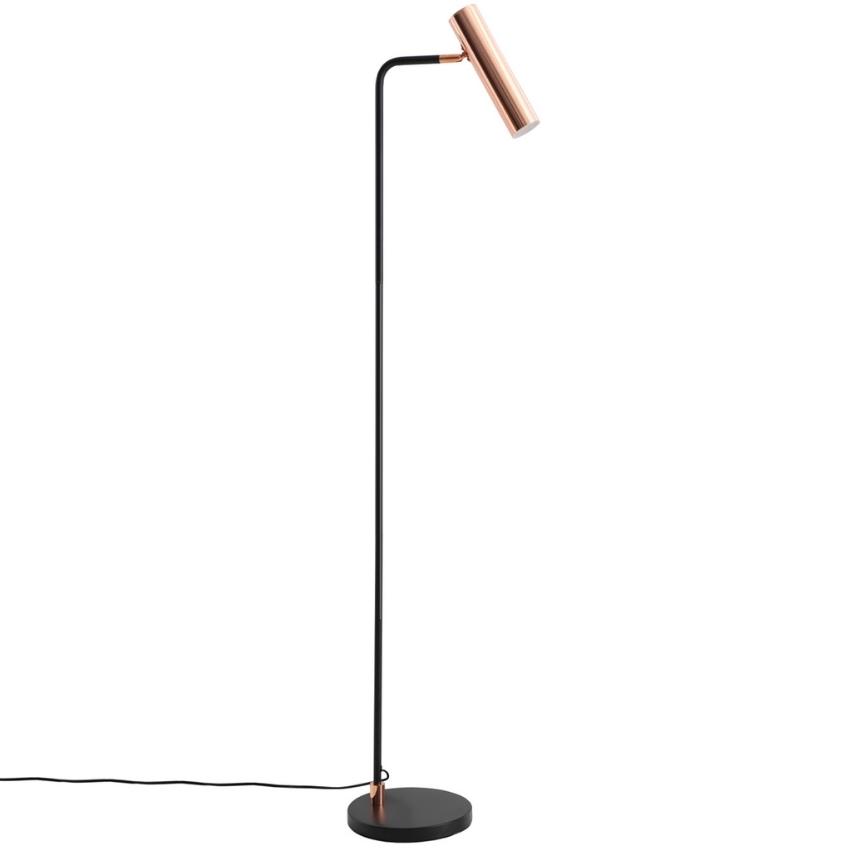 Měděná kovová stojací lampa Somcasa Rugat 158 cm Somcasa