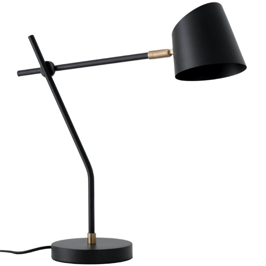 Černá kovová stolní lampa Somcasa Adame 47 cm Somcasa