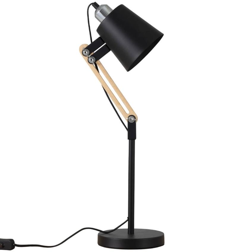 Černá kovová stolní lampa Somcasa Antia 55 cm Somcasa